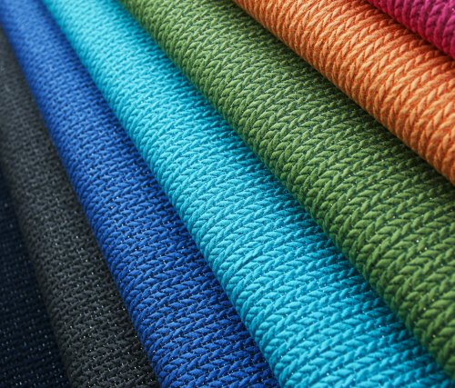 Bio Jacquard Jersey - Big Knit - melone/nepal - Glow Kollektion - Hamburger Liebe - Albstoffe